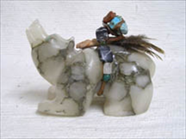 alabaster bear by Bear Romero