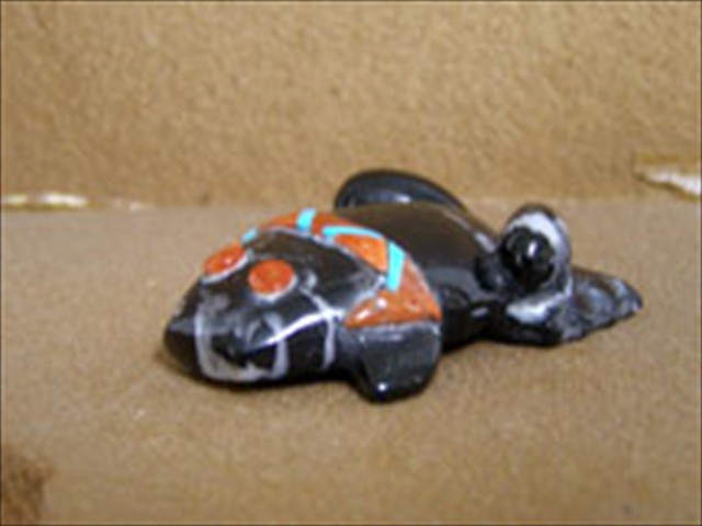 Black marble Frog