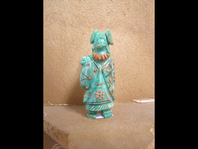 Turquoise Maiden w Baby