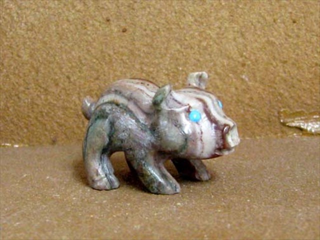 Sitting Pig Picasso Marble