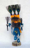 Hand Painted Kachina Dolls Butterfly Navajo Kachina Dancer Doll 