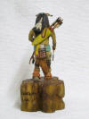Native American Hopi Carved Mountain Lion (Toho) Guard Katsina Doll by Milton Howard