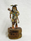 Native American Hopi Carved Mountain Lion (Toho) Guard Katsina Doll by Milton Howard