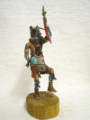 Native American Hopi Carved Wolf (Kweo) Hunter Katsina Doll by Johnny Lomatewama