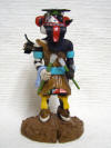 Native American Hopi Carved Warrior (Ewiro) Guard Katsina Doll by Chester Beard Jr.