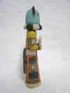 Native American Hopi Carved Zuni Warrior Boy (Hakto) Katsina Doll by Marlin Honhongva