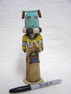 Native American Hopi Carved Zuni Warrior Boy (Hakto) Katsina Doll by Marlin Honhongva