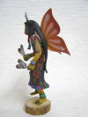 Native American Hopi Carved Butterfly Maid (Palhik Mana) Katsina Doll by Benjamin Kabinto