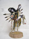 Native American Made Fancy Dancer Katsina Doll by Sammie Walker (Navajo-Hopi)