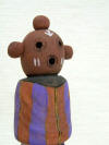 Native American Hopi Carved Mudhead Katsina Doll 