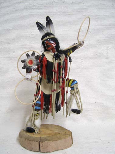 Native American Made Hoop Dancer Katsina Doll by Sammie Walker (Navajo-Hopi)
