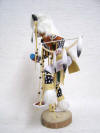 Native American Made Buffalo Dancer Warrior Katsina Doll by Sammie Walker (Navajo-Hopi)