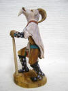 Native American Hopi Carved Billy Goat Fertility Katsina Doll by Henry Naha