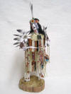 Native American Made Fancy Dancer Katsina Doll by Sammie Walker (Navajo-Hopi)