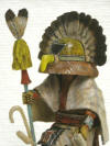 Native American Hopi Carved Ahola Chief Katsina Doll by Milton Howard