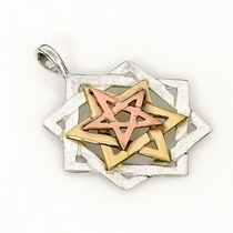   Silver and Gold Necklace - Tikkun Chava (Eve's Tikkun)