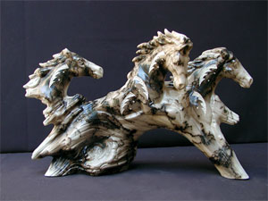 Three spirit horses